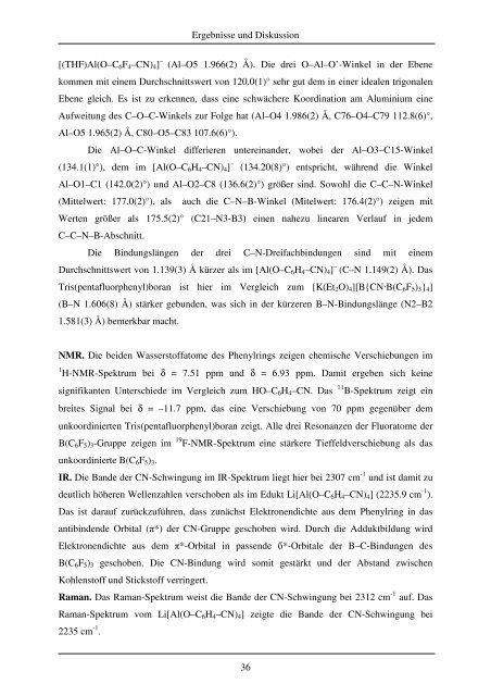 Diplomarbeit,Markus Karsch - Anorganische Chemie - Universität ...