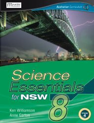 Science Essentials 8 NSW Student Book sample/look inside