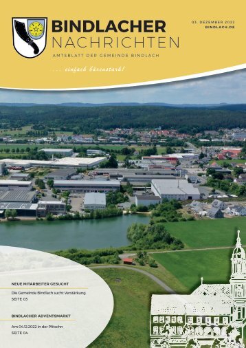 Bindlacher Nachrichten - Ausgabe 03.12.2022