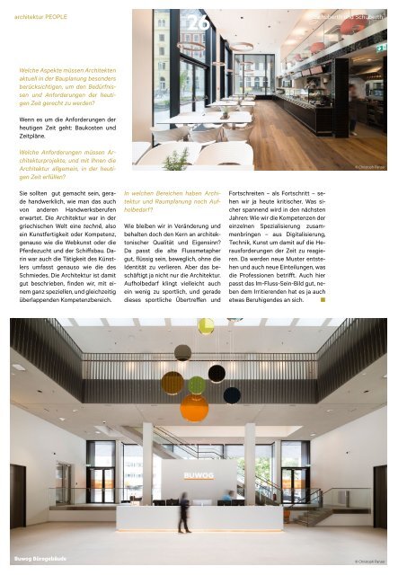 architektur FACHMAGAZIN People 2022