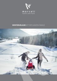 marcati hotels & more - Family Booklet
