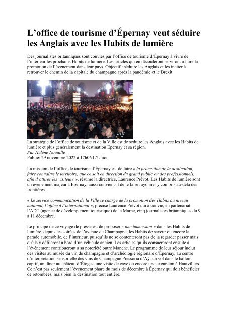 Panorama de presse quotidien du 30 11 22