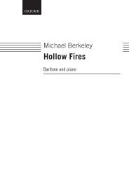 Michael Berkeley - Hollow Fires