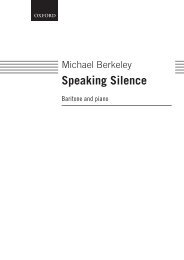 Michael Berkeley - Speaking Silence
