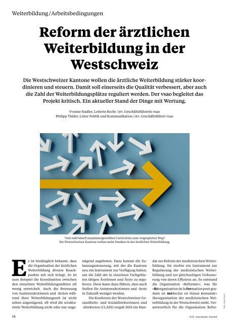 vsao Journal Nr. 6 - Dezember 2022