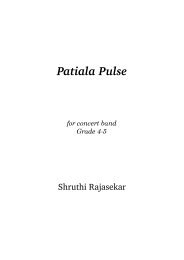 Patiala Pulse - 11.29.22 - Full score - Shruthi Rajasekar