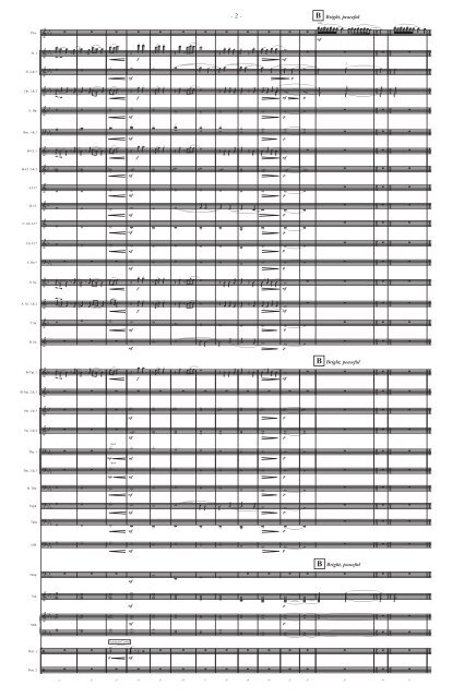 love words - Transposed Score