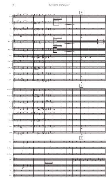 How Many Heartaches - Transposed Score