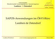 SAPOS-Anwendungen im ÖbVI-Büro Lambers & Ostendorf