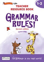 Grammar Rules Teacher Resource Book 1-2 sample/look inside