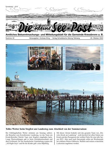 Die kleine See-Post 20.10.2022