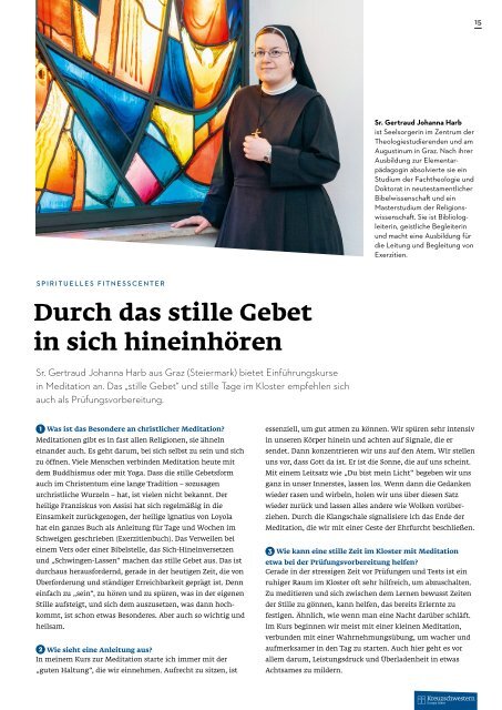 Kreuzschwestern Magazin 2/2022