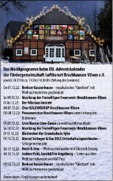 Advents-Programm Bruchhausen-Vilsen