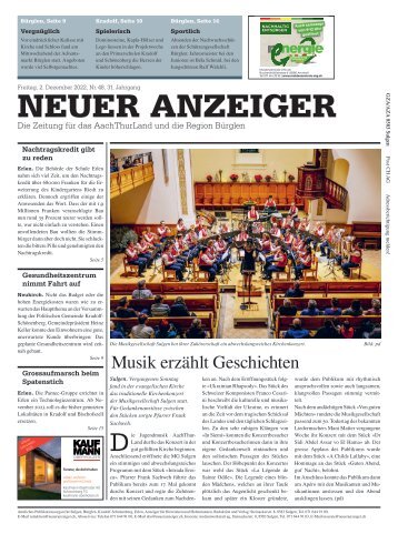 Neuer Anzeiger 02. Dezember 2022