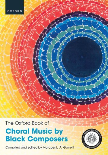 The Oxford Book of Choral Music by Black Composers 
