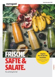Convenience Katalog Säfte-Salate-Dressing 2022