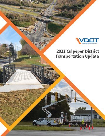 2022 Culpeper District Transportation Update