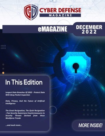 Cyber Defense Magazine December Edition for 2022
