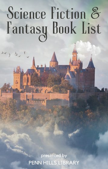 SCIENCE FICTION AND FANTASY BOOK LIST