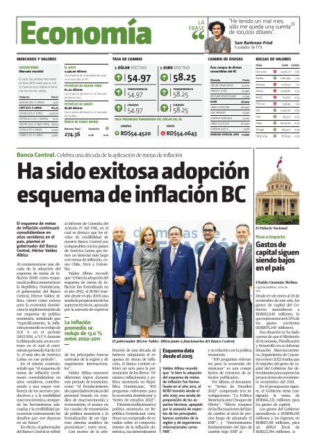 Edición impresa, viernes 2 de diciembre de 2022