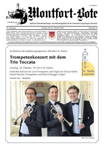 Montfort-Bote 21.10.2022