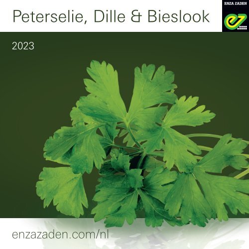 Peterselie, Dille & Bieslook 2023
