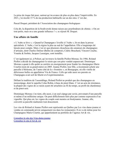 Panorama de presse quotidien du 02 12 22