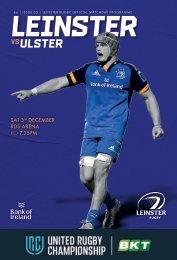 Leinster vs Ulster