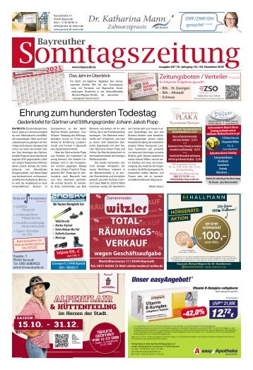 2022-12-04 Bayreuther Sonntagszeitung