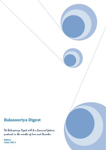 Balasooriya Digest