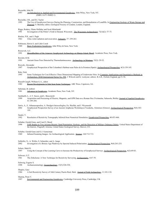 A Bibliography Related to Crime Scene Interpretation with ...