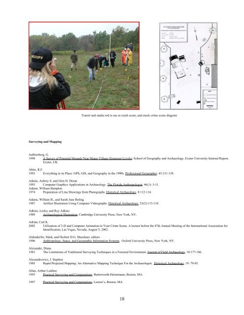 A Bibliography Related to Crime Scene Interpretation with ...