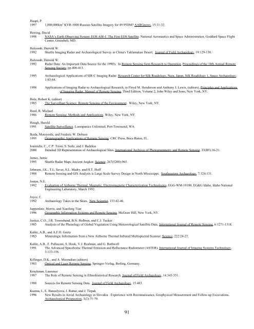 A Bibliography Related to Crime Scene Interpretation with ...