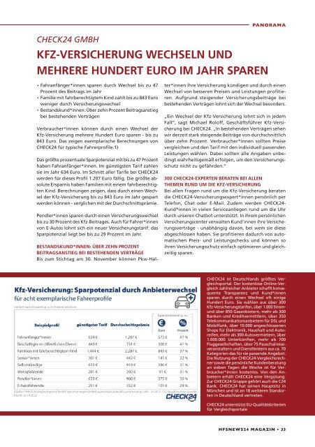 HSFnews24 Magazin Print-Ausgabe 2022