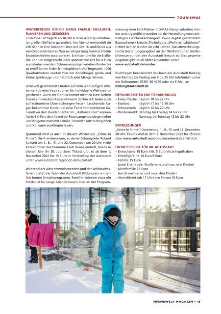 HSFnews24 Magazin Print-Ausgabe 2022