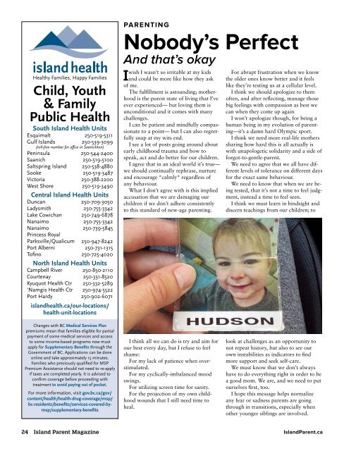 Island Parent Magazine Dec-Jan 2023