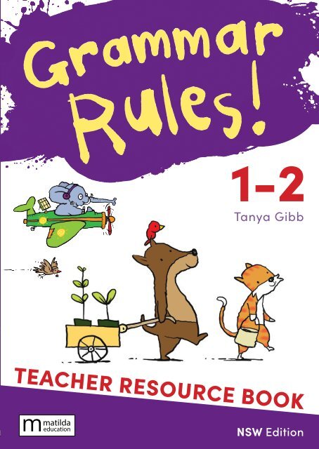 Grammar Rules NSW 1-2 Teacher Resource Book sample/look inside