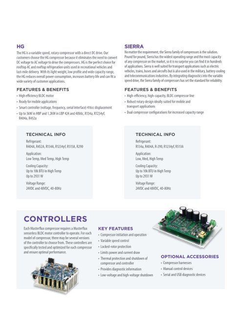 Tecumseh - MASTERFLUX COOLING SOLUTIONS