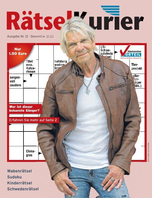 Rätselkurier Dezember 2022