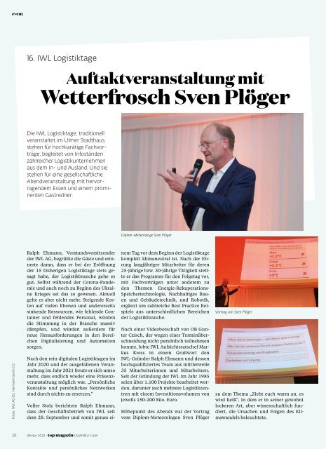 TOP Magazin Ulm 04/2022