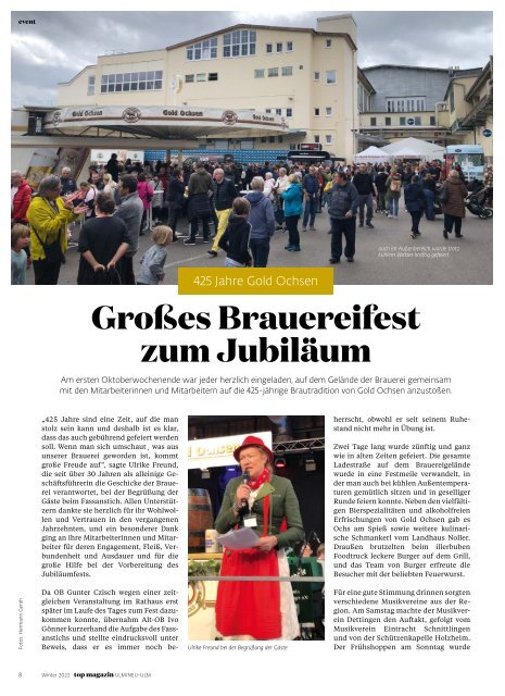 TOP Magazin Ulm 04/2022