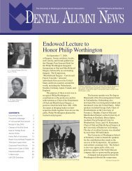 dental alumni news - University of Washington School of Dentistry