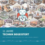 TECHNIK BEGEISTERT e.V. | 11 Jahre Broschüre