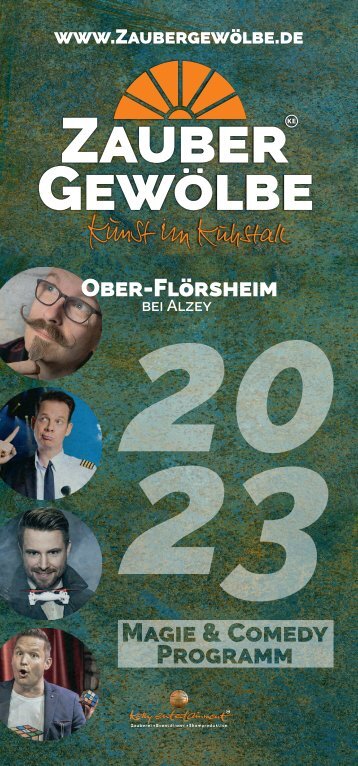 Zaubergewölbe Ober-Flörsheim | Programm 2023 Magie & Comedy