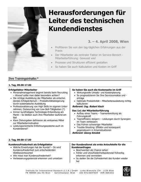 Herausforderungen für Leiter des technischen Kundendienstes 3.