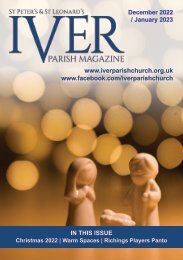 Iver Parish Magazine - December 2022 & January 2023