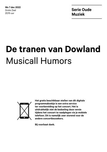 2022 12 07 De tranen van Dowland - Musicall Humors