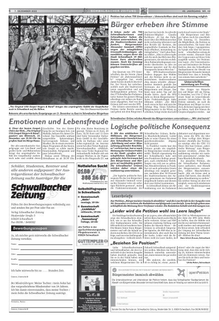 Schwalbacher Zeitung