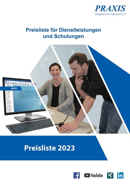 Preisliste Dienstleistungen 2023