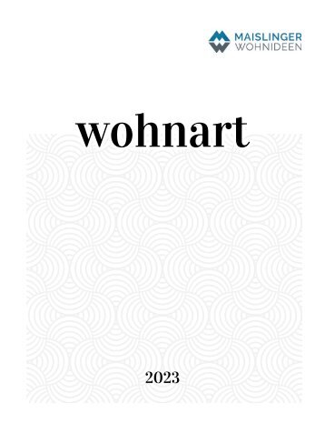 2022 wohnart Buch  Maislinger